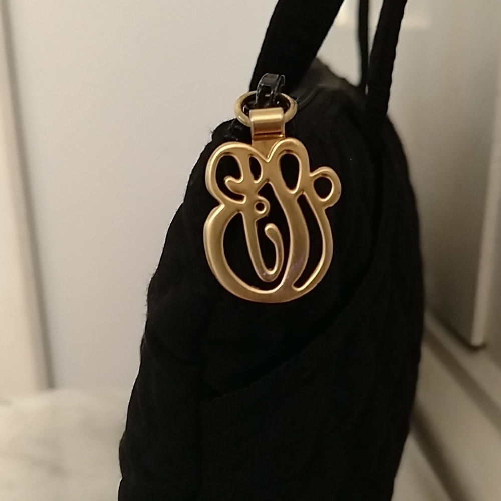Vera Bradley black quilted bag